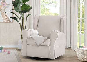 Cream (743) 3-Reston Nursery Glider Swivel Rocker Chair