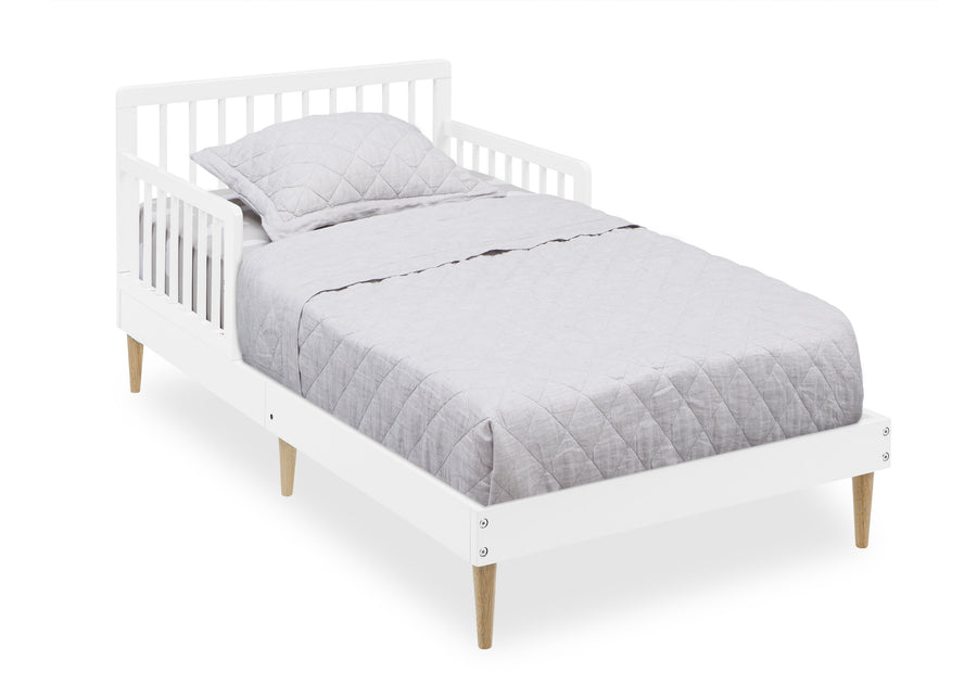 Bianca White with Natural (123) 2-Jordan Toddler Bed