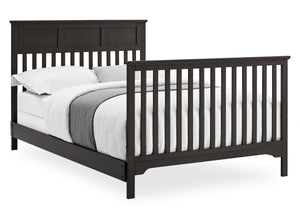 Stone Grey (1456) 17-Sweet Beginnings Hart Flat Top 6-in-1 Convertible Crib