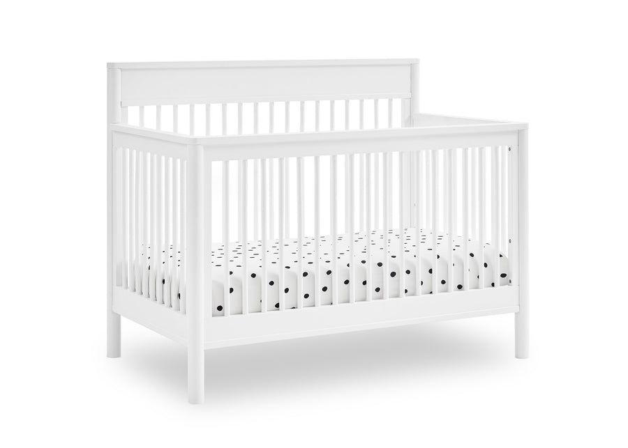 DCB: Bianca White (130) 3-Remy 6-in-1 Convertible Crib