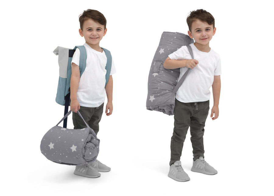 Dusty Skies (3400) 11-Personalized Nap Mat with Included Pillow and Blanket for Toddlers & Kids