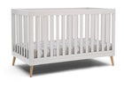 Bianca White with Natural (123) 3-Madison 4-in-1 Convertible Crib
