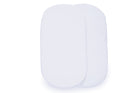 White (100) 4-Fitted Bassinet Sheet Set, 2-Pack - Compatible with the Following Delta Children Bassinets: 27504 & 27505