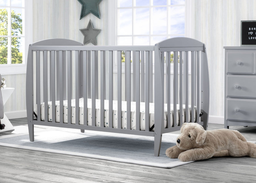 Delta Children Grey (026) Taylor 4-in-1 Convertible Crib (W10040) 7-Taylor 4-in-1 Convertible Crib