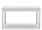 Delta Children Bianca White (130) Grow-With-Me Table (W101301), Front View, b3b 10-Grow-With-Me Table