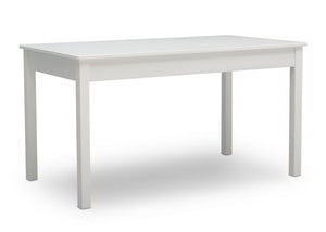 Delta Children Bianca White (130) Grow-With-Me Table (W101301), Taller Right Facing Silo, b2b 11-Grow-With-Me Table