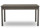 Delta Children Crafted Grey (1333) Grow-With-Me Table (W101301), Front View, c3c 17-Grow-With-Me Table