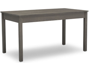 Delta Children Crafted Grey (1333) Grow-With-Me Table (W101301), Taller Right Facing Silo, c2c 15-Grow-With-Me Table
