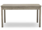 Delta Children Crafted Limestone (1334) Grow-With-Me Table (W101301), Front View, d3d 24-Grow-With-Me Table