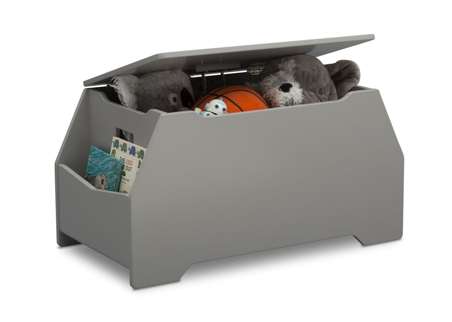 Grey (026) 2-Signature Toy Box with Book Storage