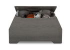 Crafted Grey (1333) 6-Signature Toy Box with Book Storage