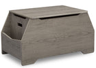 Delta Children Crafted Limestone (1334) Nolan Toybox (W101450), Right Silo, d2d 15-Signature Toy Box w/ Book Storage