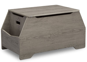 Delta Children Crafted Limestone (1334) Nolan Toybox (W101450), Right Silo, d2d 19-Signature Toy Box w/ Book Storage