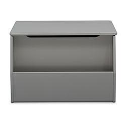 Delta Children Grey (026) Nolan Toybox (W101451) 2-Classic Toy Box with Book Storage