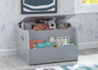 YourPick: Grey (026) 5-Classic Toy Box with Book Storage