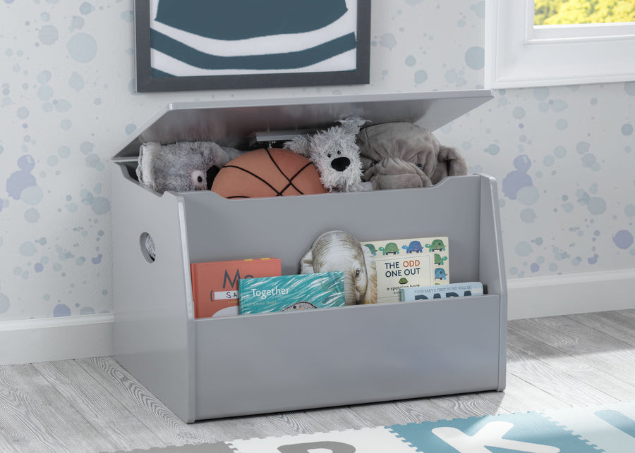 YourPick: Grey (026) 5-Classic Toy Box with Book Storage