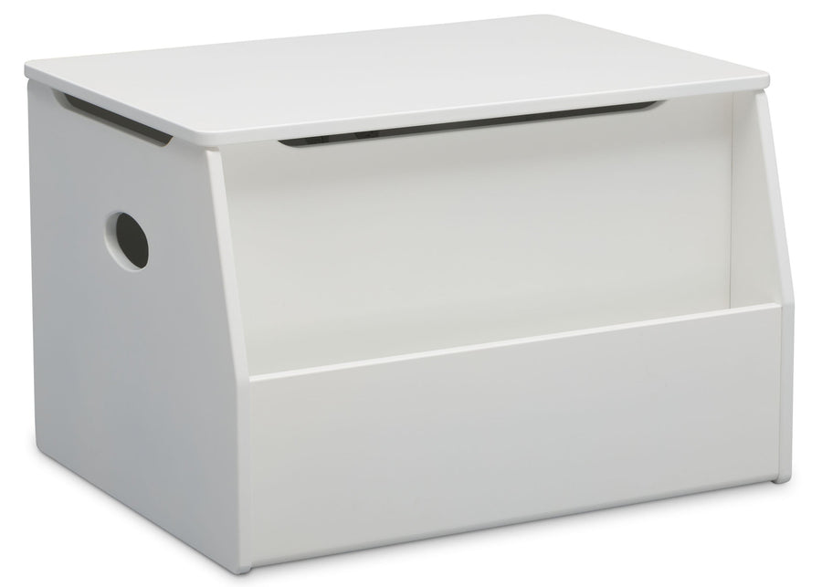 Delta Children Bianca White (130) Nolan Toybox (W101451), Right Silo b2b 5-Nolan Toy Box
