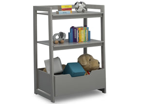 Delta Children Crafted Limestone (1334) Gateway Small Laddershelf (W101452) 11-Small Ladder Shelf - toddler bundle