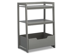 Delta Children Crafted Limestone (1334) Gateway Small Laddershelf (W101452) 2-Small Ladder Shelf - toddler bundle