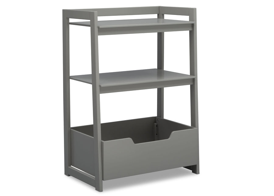 Delta Children Crafted Limestone (1334) Gateway Small Laddershelf (W101452) 1-Small Ladder Shelf - toddler bundle