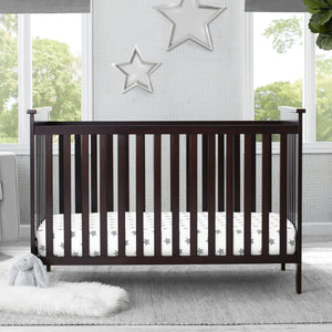 Delta Children Dark Chocolate (207) Adley 3-in-1 Crib (W102130)  35