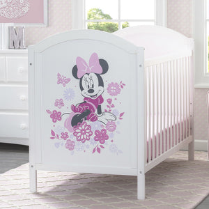 Disney Bianca White with Minnie Mouse (1302) Minnie Mouse 4-in-1 Convertible Crib by Delta Children 3-Minnie Mouse 4-in-1 Convertible Crib