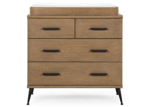 Acorn with Matte Black (786) 4-Sloane 4 Drawer Dresser with Changing Top