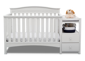 Bianca White (130) 8-Birkley Convertible Crib and Changer