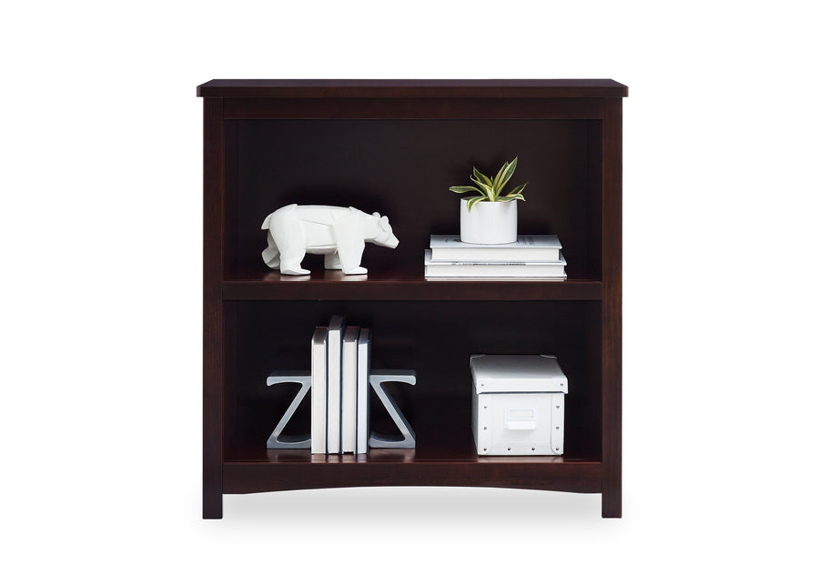 Dark Chocolate (207) 5-Universal 2-Shelf Bookcase
