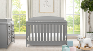 Grey (026) 9-Westminster 6-in-1 Convertible Crib