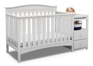 Bianca White (130) 4-Birkley Convertible Crib and Changer