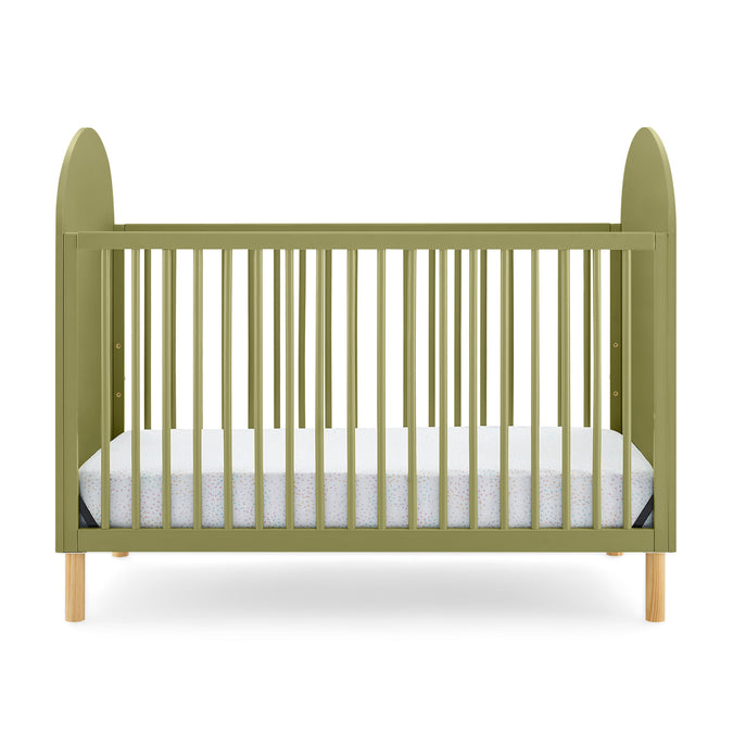 DCB: Olive Green with Natural (380) 21-Reese 4-in-1 Convertible Crib