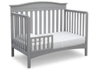 Grey (026) 17-Baker 4-in-1 Convertible Crib