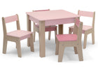 Blush (1271) 9-GapKids Table and 4 Chair Set