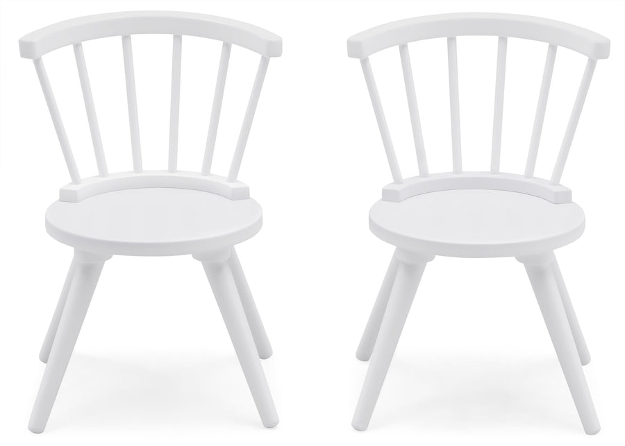 Bianca White (130) 2-Windsor 2-Piece Chair Set