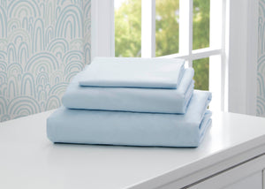 Baby Blue (470) 0-3-Piece Twin Sheet Set