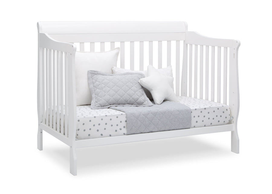 Bianca White (130) 5-Canton 6-in-1 Convertible Crib