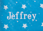 Blue Stars (2205) 17-Personalized Nap Mat with Included Pillow and Blanket for Toddlers & Kids