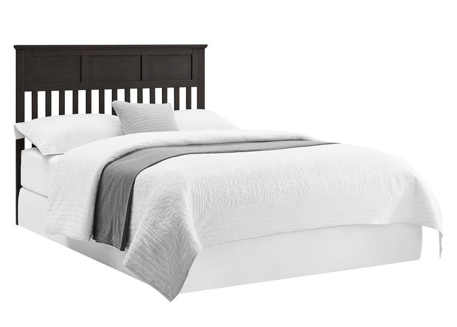 Stone Grey (1456) 24-Sweet Beginnings Hart Flat Top 6-in-1 Convertible Crib