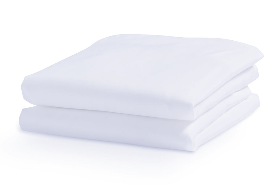White (100) 6-Fitted Bassinet Sheet Set, 2-Pack - Compatible with the Following Little Folks Bassinet: LF25405