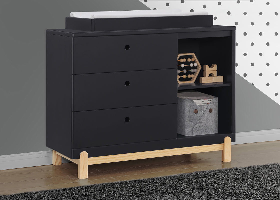 Midnight Grey with Natural (1372) 2 - Carousel