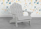 Grey (427C) 12-Kids Wood Adirondack Chair for Indoor & Outdoor Use