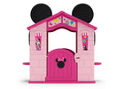 Minnie Mouse (1065) 3-Minnie Mouse Plastic Indoor/Outdoor Playhouse with Easy Assembly