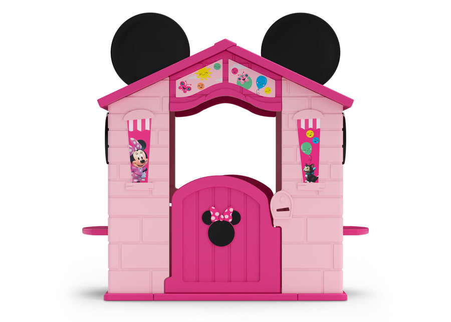 Minnie Mouse (1065) 3-Minnie Mouse Plastic Indoor/Outdoor Playhouse with Easy Assembly