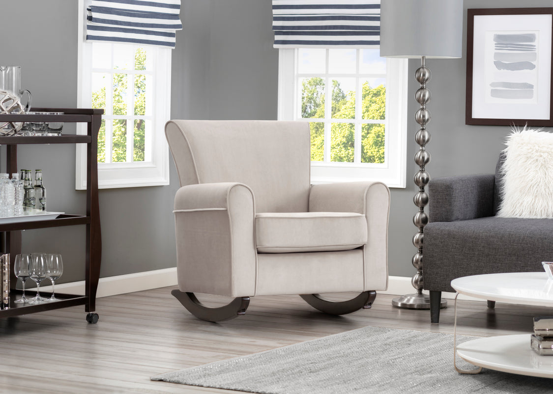 Lancaster Rocking Chair featuring LiveSmart Fabric by Culp