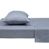 DCB: Navy Gingham (3220) 6-Navy Gingham 3-Piece Twin Sheet Set