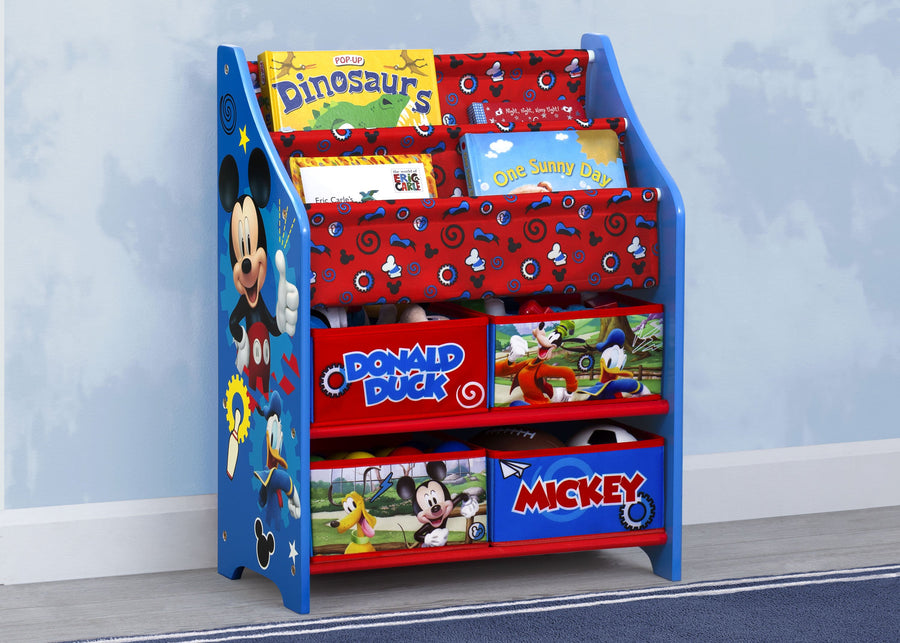 Mickey Hot Dog (1054) 1-Disney Mickey Mouse Toy and Book Organizer