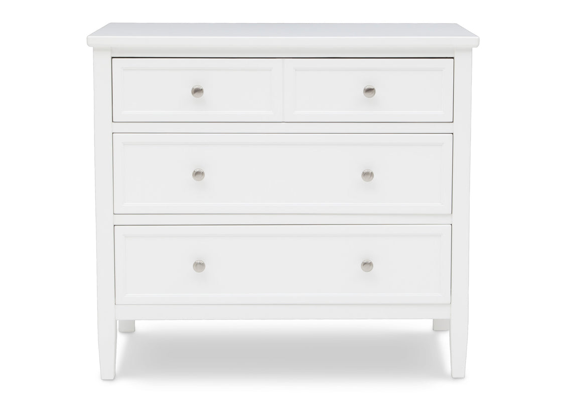 Epic 3 Drawer Dresser with Interlocking Drawers White (100) 3 - Carousel