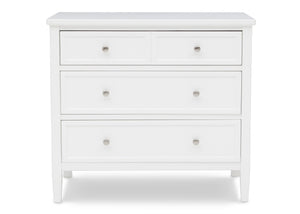 Epic 3 Drawer Dresser with Interlocking Drawers White (100) 38