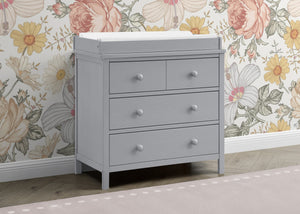 Textured Grey (1450) 12-Sweet Beginnings 3 Drawer Dresser